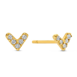 Ohrstecker mit 10 Zirkonia