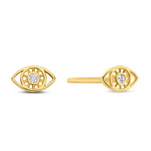 Ohrstecker Auge mit Zirkonia