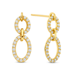 Ohrstecker mit 62 Zirkonia