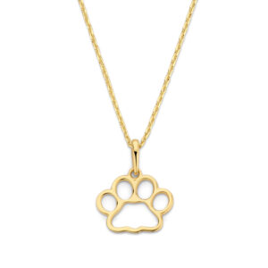 Collier mit Anhänger Hundepfote