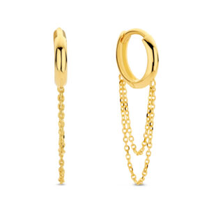 Klappcreolen mit Kette