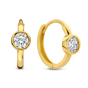 Klappcreolen mit Zirkonia