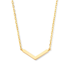 V Collier "Violet" 585 Gold
