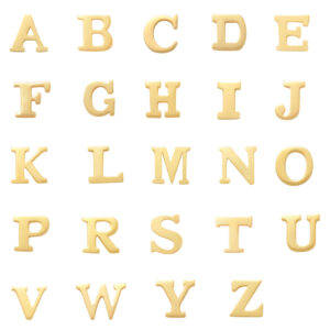 Ohrstecker Buchstabe