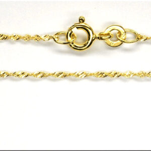Singapurkette 1.0 mm 333 Gold