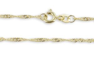 Singapurkette 1.4 mm 333 Gold