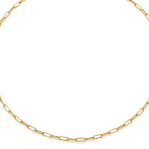 Ankerkette 2.5 mm 925 Silber vergoldet