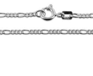 Figarokette 1.8 mm 925 Silber