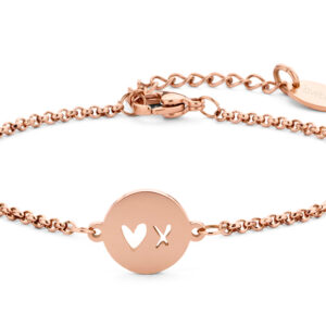 Lovebird Armband mit Herz X