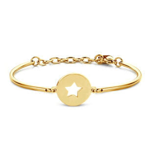 Lovebird Armband mit Platte/Stern