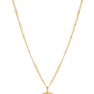 Lovebird Collier mit Stern gehämmert