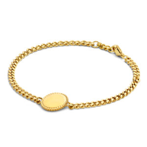 Lovebird Armband mit Gravurplatte