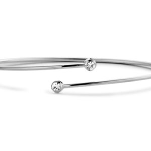 Lovebird Armreif mit Kristall