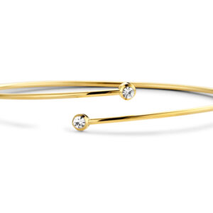 Lovebird Armreif mit Kristall