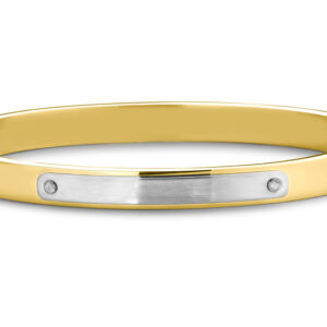 Lovebird Armreif mit Schild