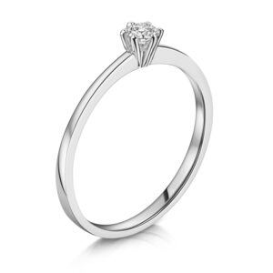 Lovebird Damenring mit Brillant 0.15 ct.