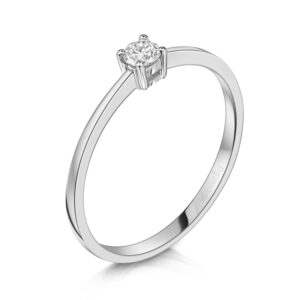 Lovebird Damenring mit Brillant 0.10 ct.
