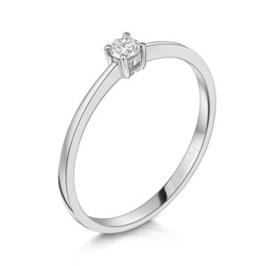 Lovebird Damenring mit Brillant 0.05 ct.