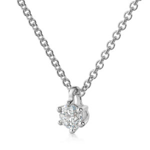 Lovebird Collier mit Brillant 0.20 ct.