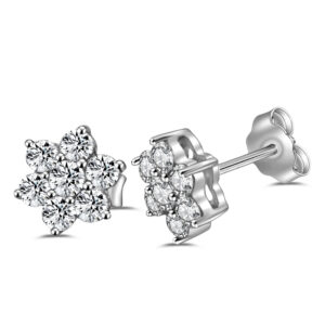 Lovebird Ohrstecker mit 14 Zirkonia