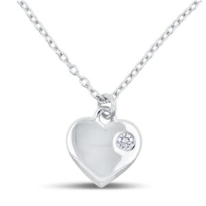 Lovebird Collier Herz mit Zirkonia