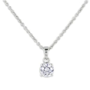 Lovebird Collier mit Zirkonia 101 Facetten