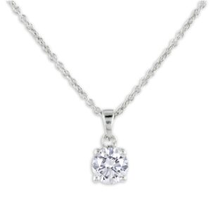 Lovebird Collier mit Zirkonia 101 Facetten