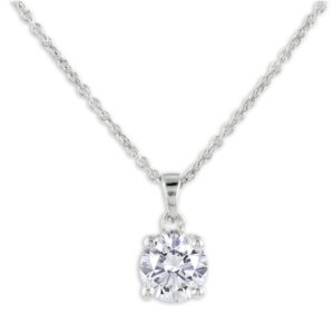 Lovebird Collier mit Zirkonia 101 Facetten