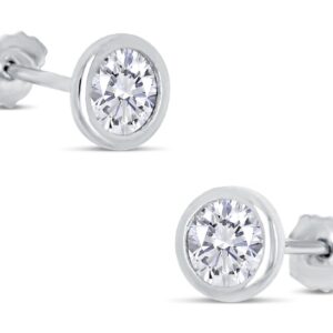 Lovebird Ohrstecker mit Zirkonia 101 Facetten