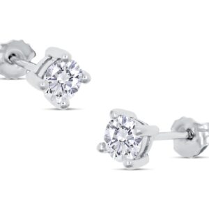 Lovebird Ohrstecker mit Zirkonia 101 Facetten