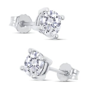 Lovebird Ohrstecker mit Zirkonia 101 Facetten