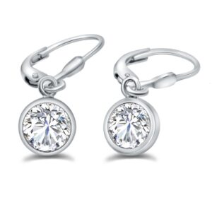 Lovebird Ohrhänger mit Zirkonia 101 Facetten