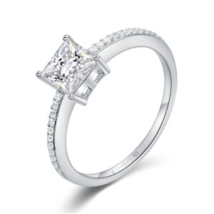 Lovebird Damenring mit 25 Zirkonia