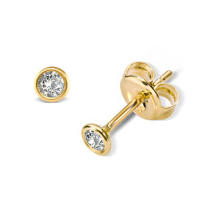 Lovebird Ohrstecker mit Brillant 0.10 ct.