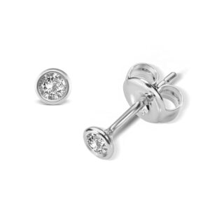 Lovebird Ohrstecker mit Brillant 0.10 ct.