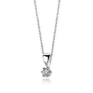 Lovebird Collier mit Brillant 0.05 ct.