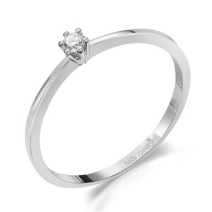 Lovebird Damenring mit Brillant 0.05 ct.