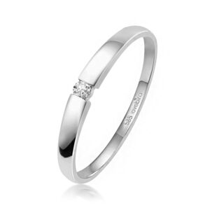 Lovebird Damenring mit Brillant 0.03 ct.