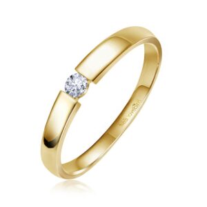 Lovebird Damenring mit Brillant 0.06 ct.