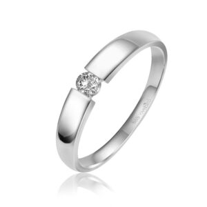 Lovebird Damenring mit Brillant 0.10 ct.